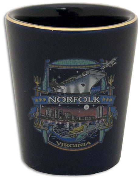 Shot Cup Cobalt Norfolk at Night