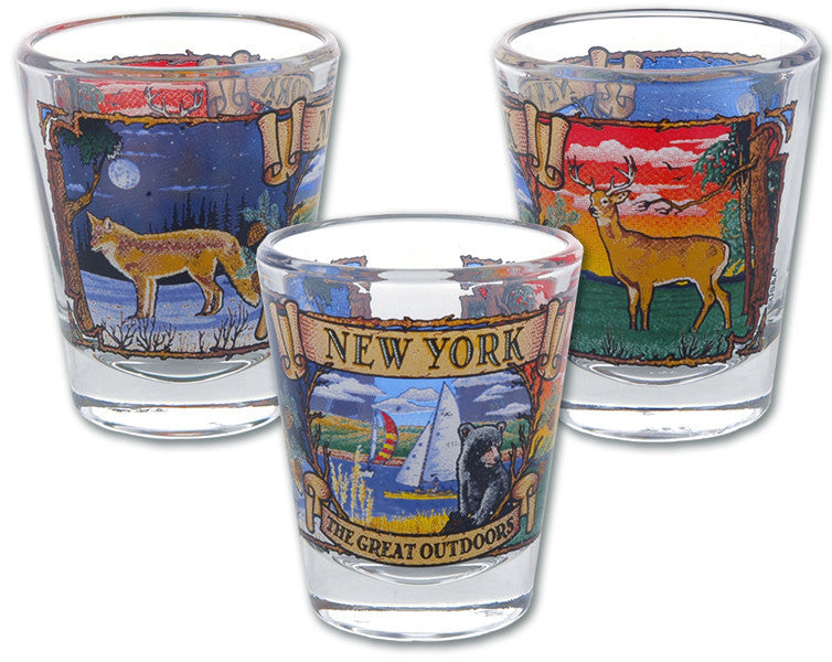 Shot Glass The Great Outdoors New York
