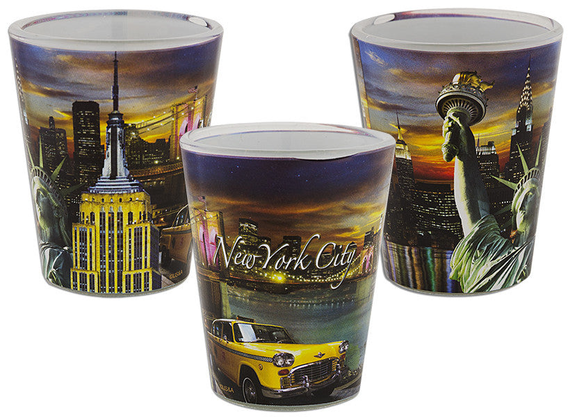 Shot Glass Photo Wrap New York City