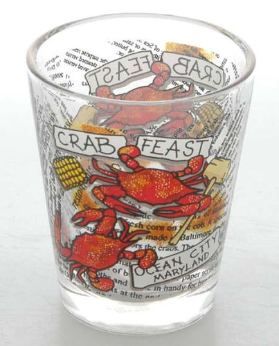 Shot Glass Crab Feast Ocean City MD