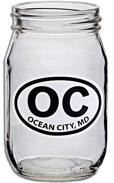 16 oz. Mason Jar OC Ocean City MD