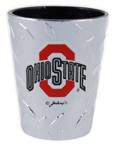 Shot Glass Diamond Plate Ohio State University