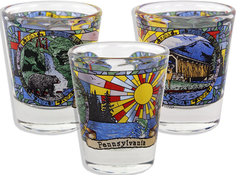 Shot Optic Stained Glass Pennsylvania