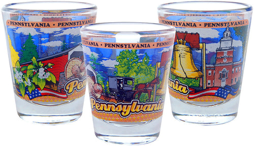 Shot Glass Panorama Pennsylvania