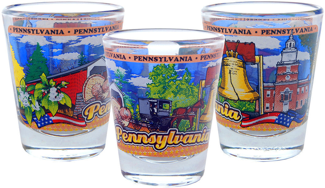 Shot Glass Panorama Pennsylvania