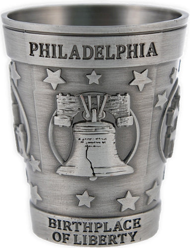Shot Cup Pewter Philadelphia