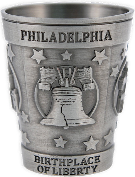 Shot Cup Pewter Philadelphia