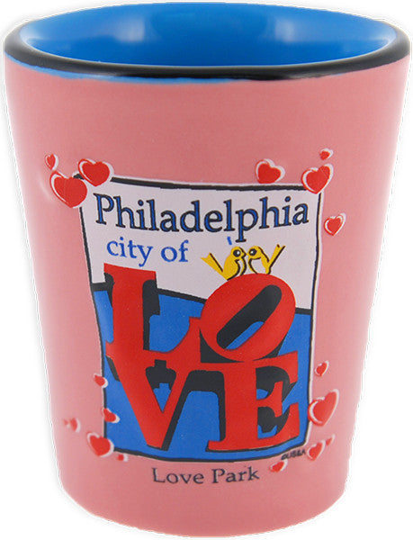 Shot Cup Raised LOVE Philadelphia