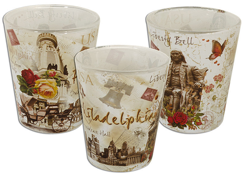 Shot Glass Retro Philadelphia