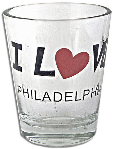 Shot Glass I Love Philadelphia 