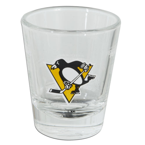 Shot Glass Pittsburgh Penguins Satin Etch
