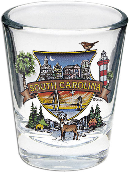 Shot Glass South Carolina Montage