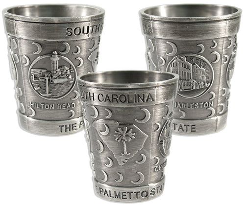 Shot Cup Pewter South Carolina