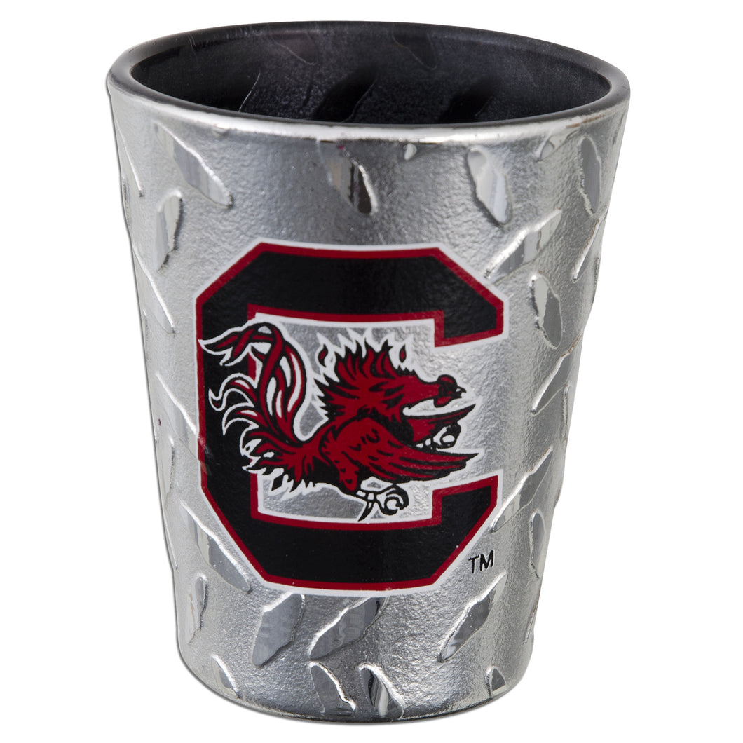 GLSC20 Shot Glass / Diamondplate - Univ of South Carolina 33476