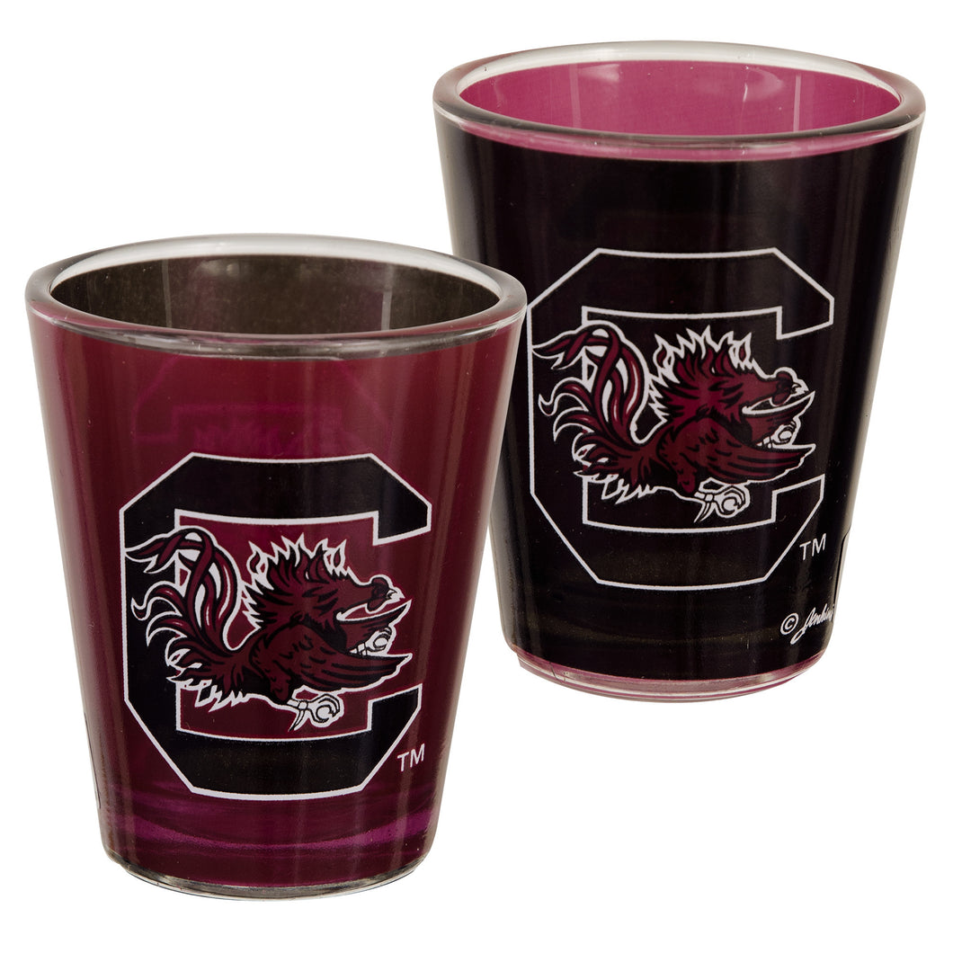 GLSC21 Shot Glass / 2-Tone - Univ of South Carolina 35347