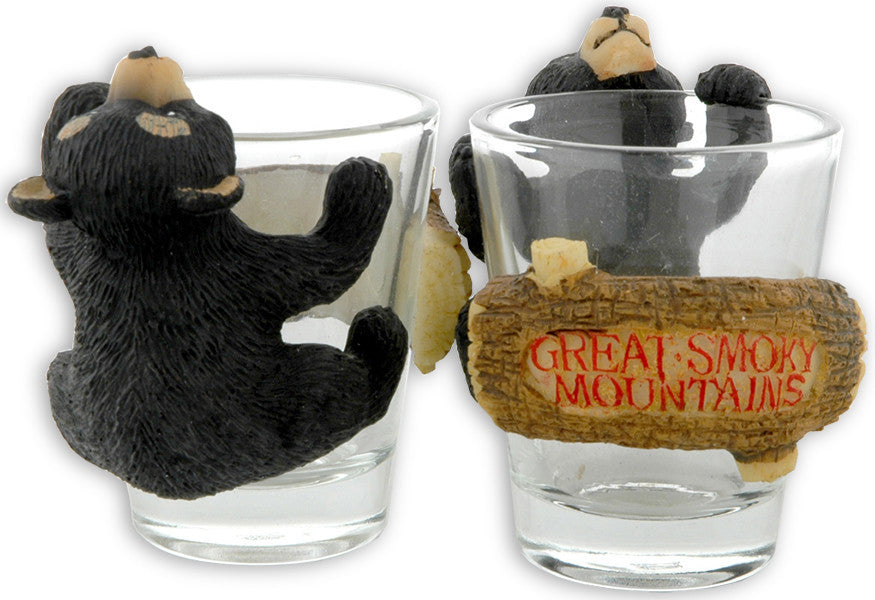 Shot Glass 3D Bear Cub Great Smoky Mountains