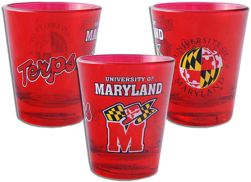 Red Shot Glass University Of Maryland