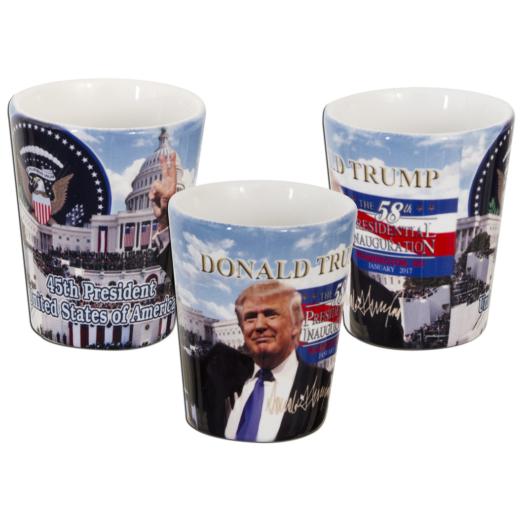 Shot Cup - 58th Inaugural - Trump with US Capitol