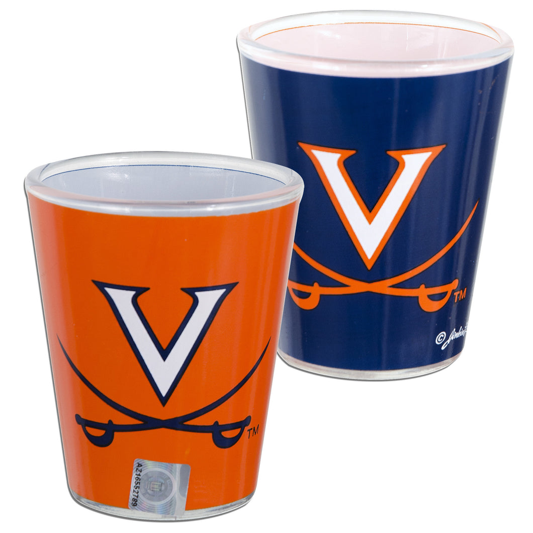 GLUV03 Shot Glass - Univ of Virginia 2-Tone 35650