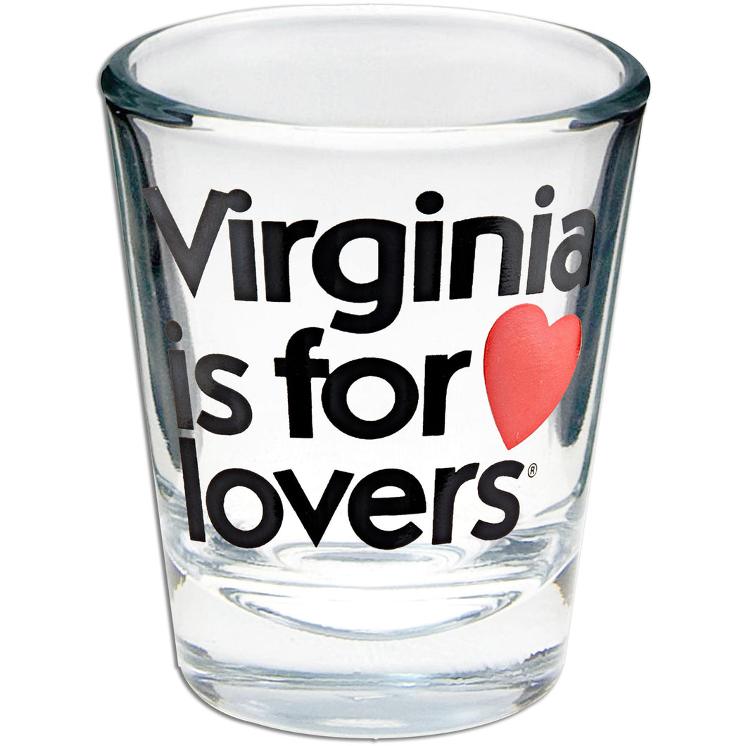Shot Glass Virginia is for Lovers