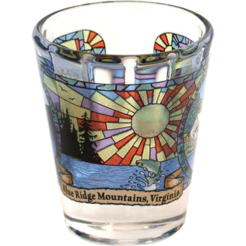 Shot Optic Blue Ridge Stained Glass Virginia