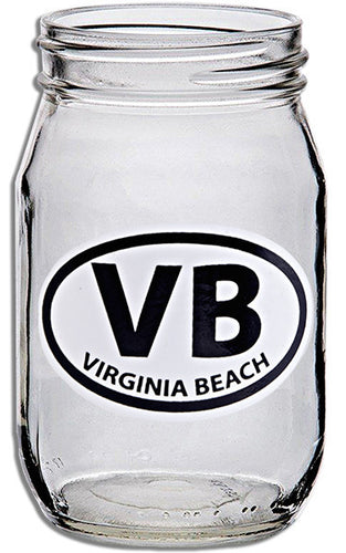 16 oz. Mason Jar VB Virginia Beach