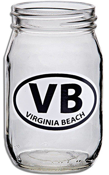 16 oz. Mason Jar VB Virginia Beach