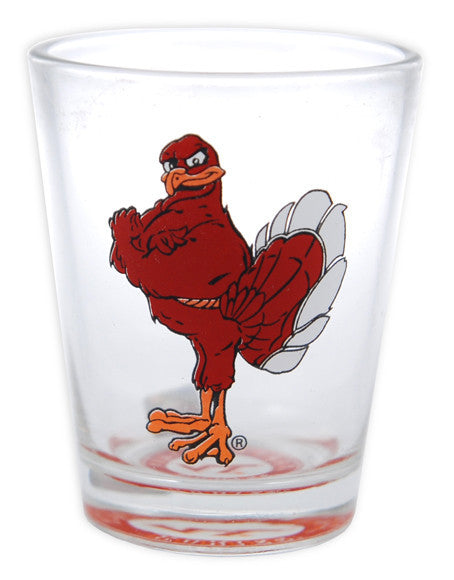 Shot Glass Hokie Bird Virginia Tech