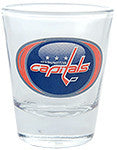 Shot Glass Clear Washington Capitals