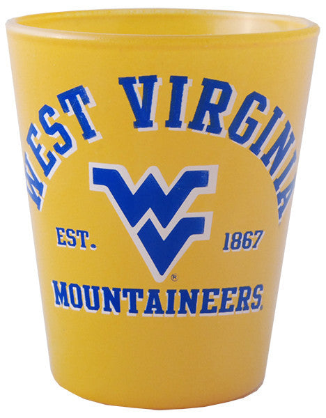 Gold Shot Glass West Virginia University