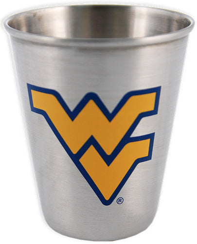 Shot Glass Stainless West Virginia University