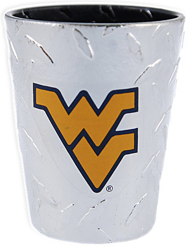 Shot Glass Diamondplate West Virg University