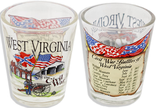 Shot Glass Civil War West Virginia