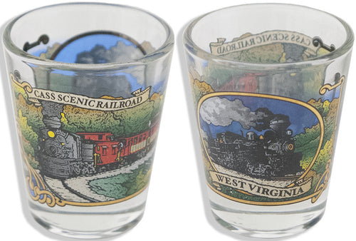 Shot Glass Cass Scenic Railroad West Virginia