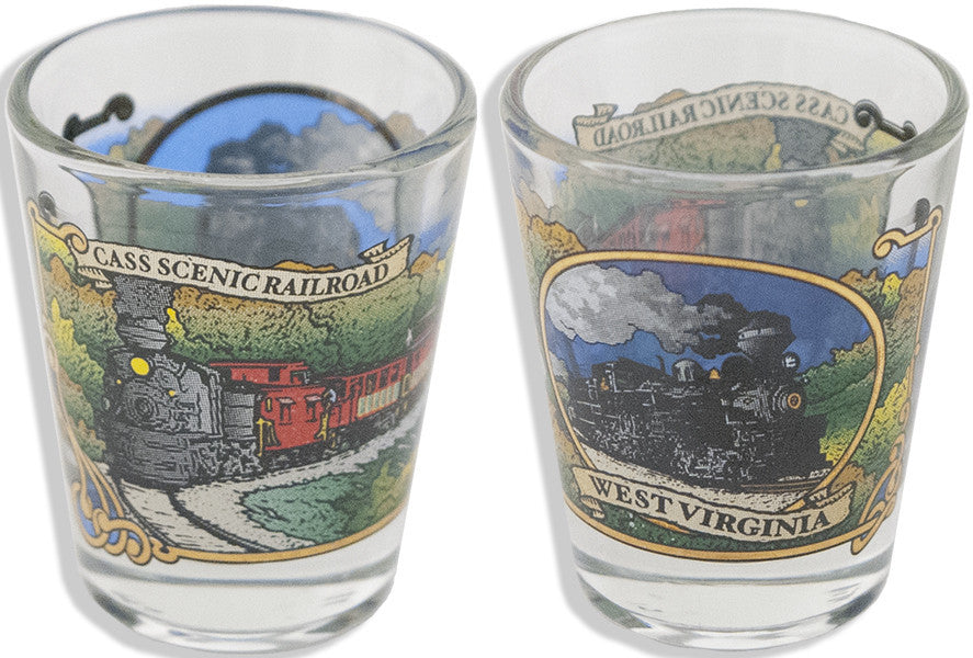 Shot Glass Cass Scenic Railroad West Virginia