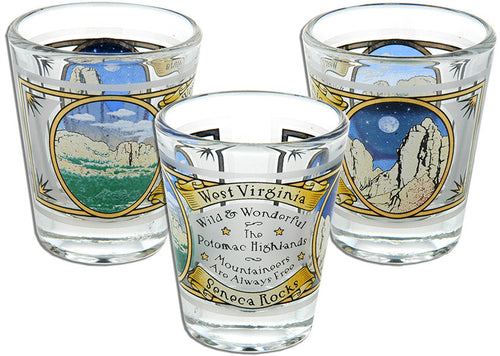 Shot Glass Seneca Rocks West Virginia