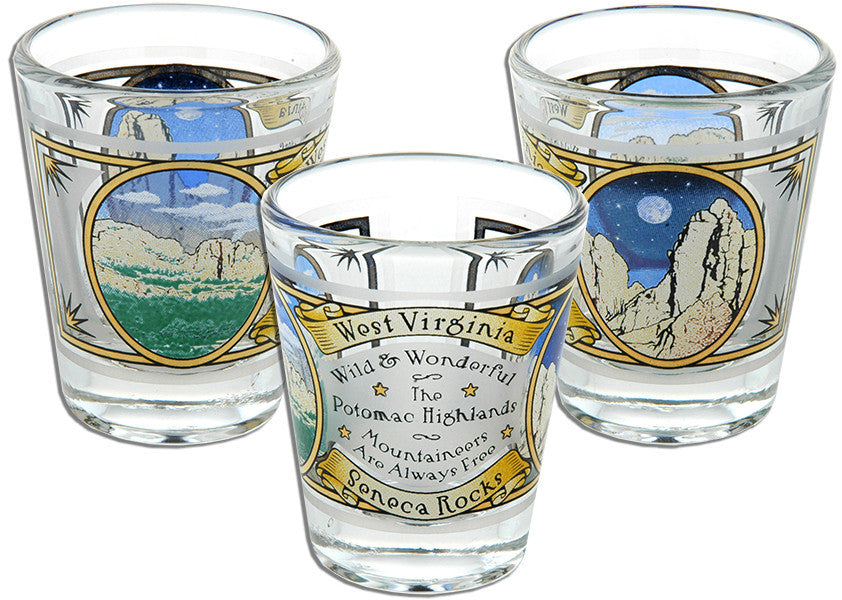 Shot Glass Seneca Rocks West Virginia