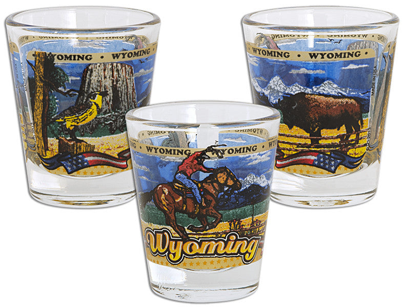 Shot Glass Panorama Wyoming