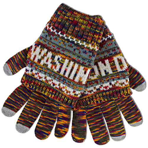 Knit Gloves - Washington DC SPECKLED MULTI