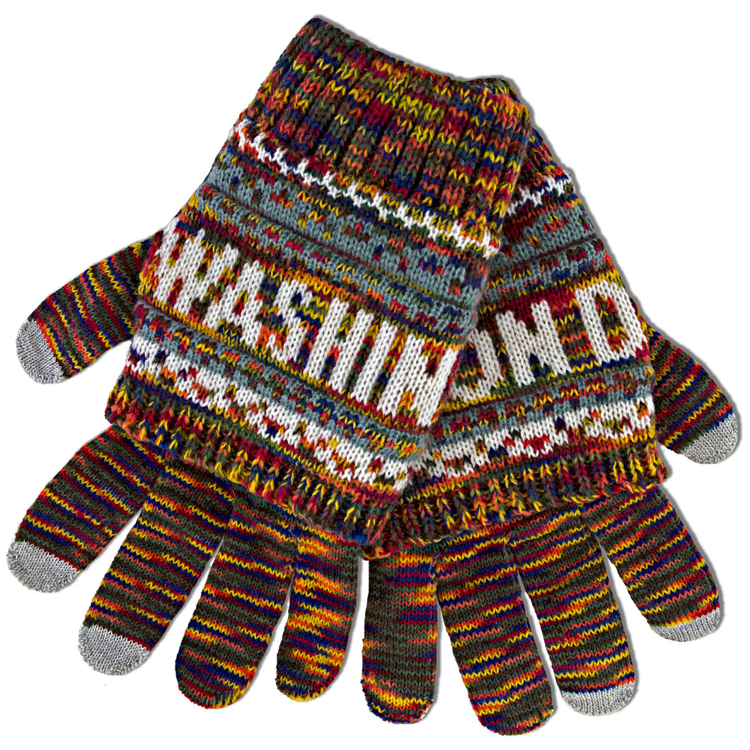 Knit Gloves - Washington DC SPECKLED MULTI
