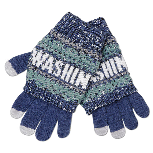 Knit Gloves - Washington DC SLATE 