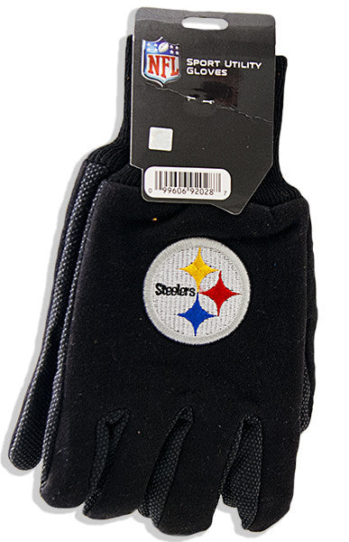 Gloves - Pittsburgh Steelers BLACK