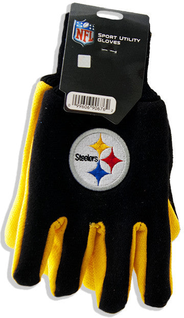 Gloves - Pittsburgh Steelers GOLD / BLACK