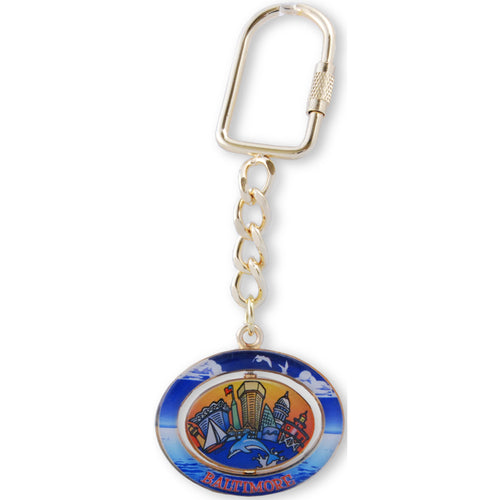 Key Ring Rotator Baltimore Panorama