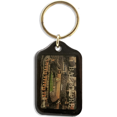 Key Ring Black Baltimore Stadium