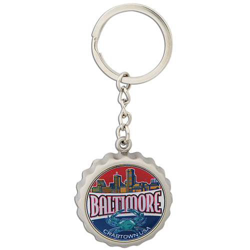 Key Ring Bottle Cap Opener Baltimore