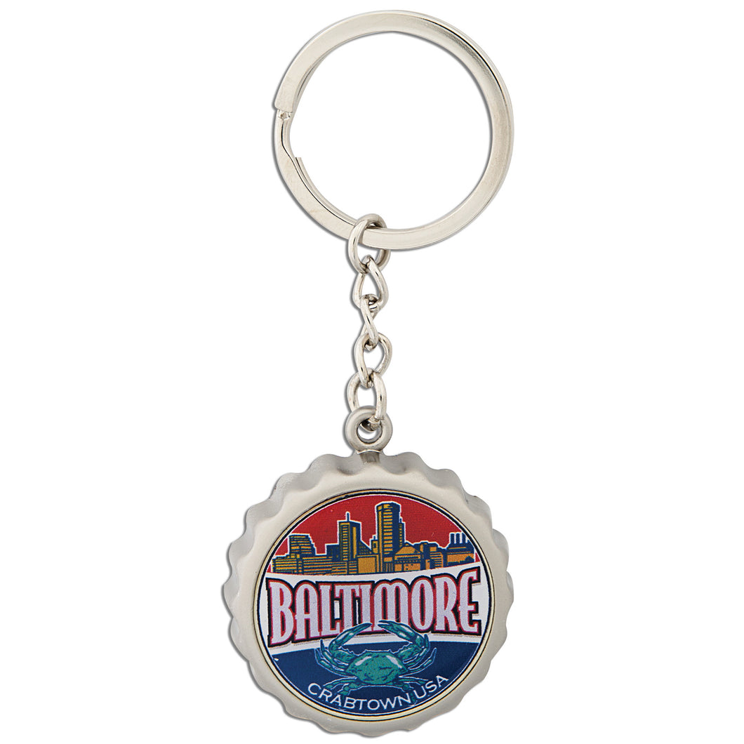 Key Ring Bottle Cap Opener Baltimore