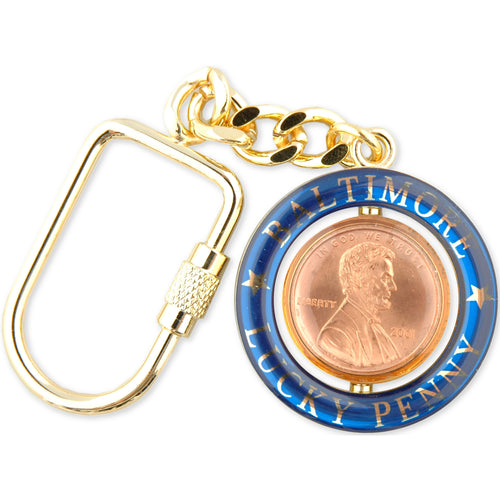 Key Ring Rotating Baltimore with Penny