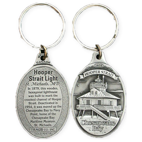 Key Ring Pewter Hooper Strait Light