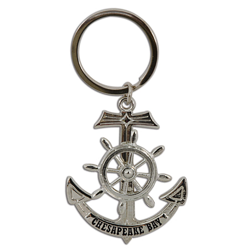 Key Ring Moving Wheel Anchor Chesapeake Bay